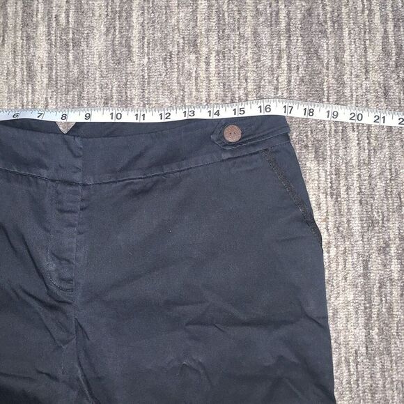 AB Studio Women’s 10 Black “Pant” Bermuda Style 10” Inseam Casual Shorts - Picture 4 of 7